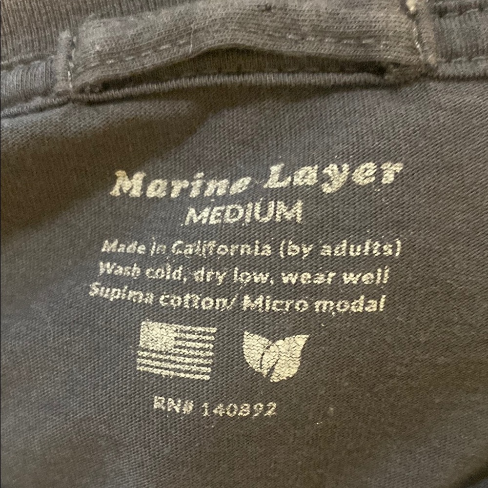 Marine Layer Charcoal Tee